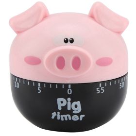 Cute Cartoon Pig Kitchen Timer Mechanical Timers Counters for Cooking Timing Tool