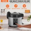 VEVOR Commercial Rice Cooker 70-Cup Non-Stick Pot 15L 12H Keep Warm Restaurant