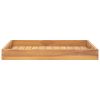 Serving Tray 23.6"x23.6" Solid Wood Teak