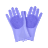 1 Pair Dishwashing Cleaning Gloves Magic Silicone Rubber Dish Washing Glove For Household Scrubber Kitchen Clean Tool Scrub