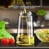 16oz Oil Dispenser Bottle for Kitchen - 2 in 1 Olive Oil Dispenser and Oil Sprayer - 470ml Olive Oil Bottle - Oil Sprayer for Cooking, Kitchen, Salad