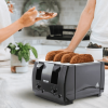 Better Chef Wide Slot 4-Slice Dual Control Toaster