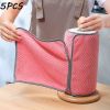 Kitchen daily dish towel;  dish cloth;  kitchen rag;  non-stick oil;  thickened table cleaning cloth;  absorbent scouring pad